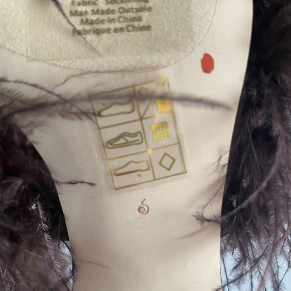 New BHLDN x Jeffrey Campbell Daisy Feather Boa Heels size 6 - Picture 10 of 10